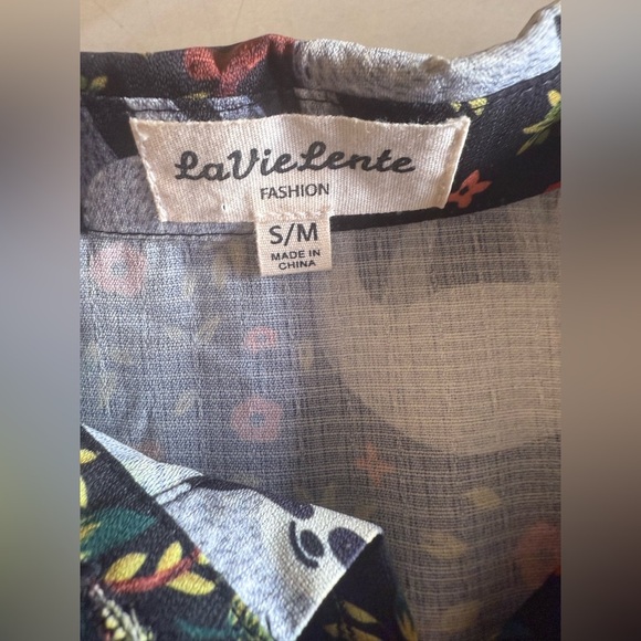 La Vie Lente Sleeveless Sloth Print Shirtdress S/M Quirky Novelty Button Up - Picture 14 of 15